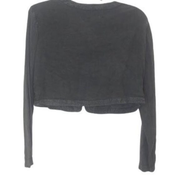 Vintage Briana-Che Succotash Embroidered Crop Top in Olive Green - Picture 3 of 4